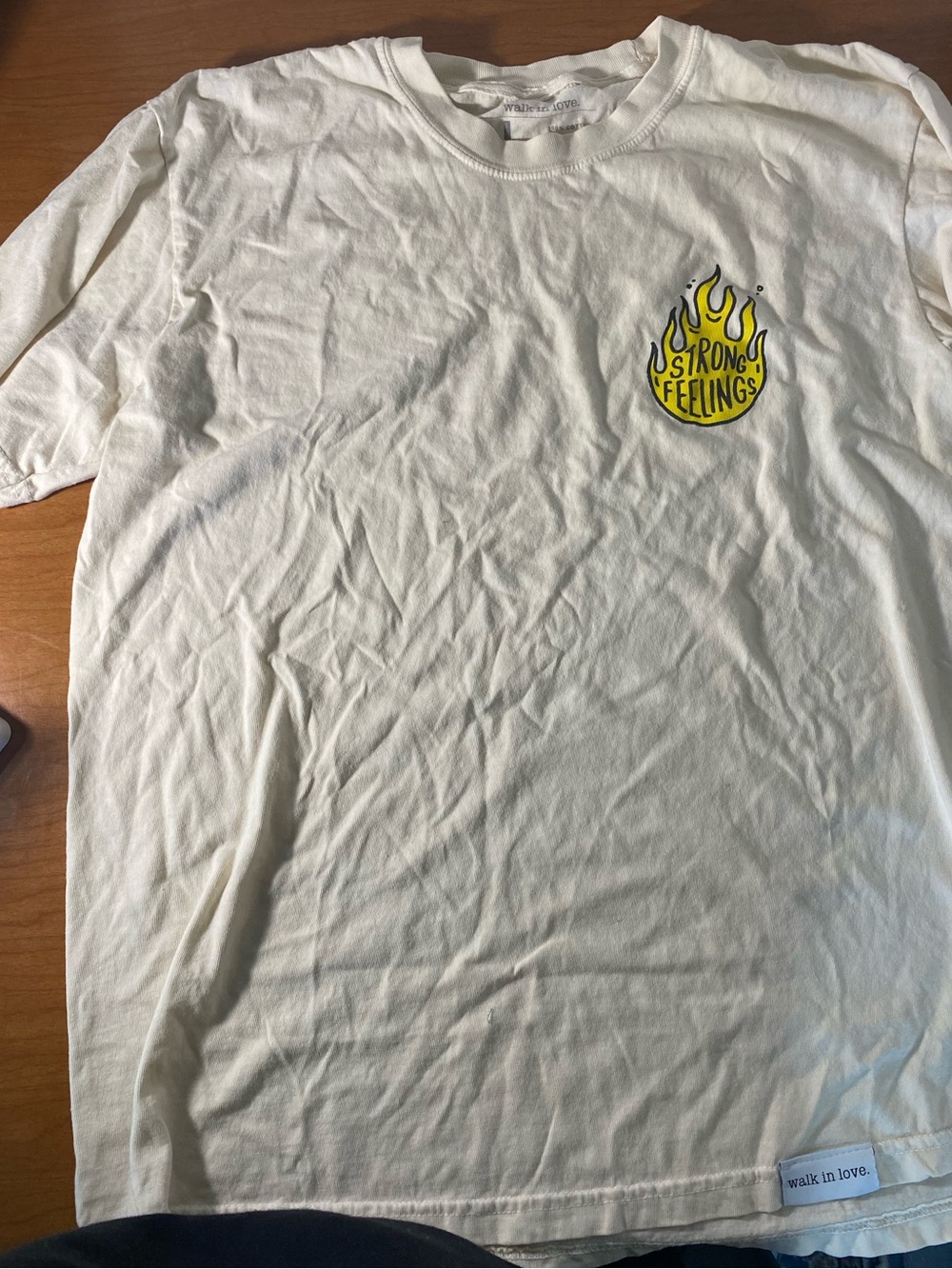 Strong Feelings Graphic Tee - Cream